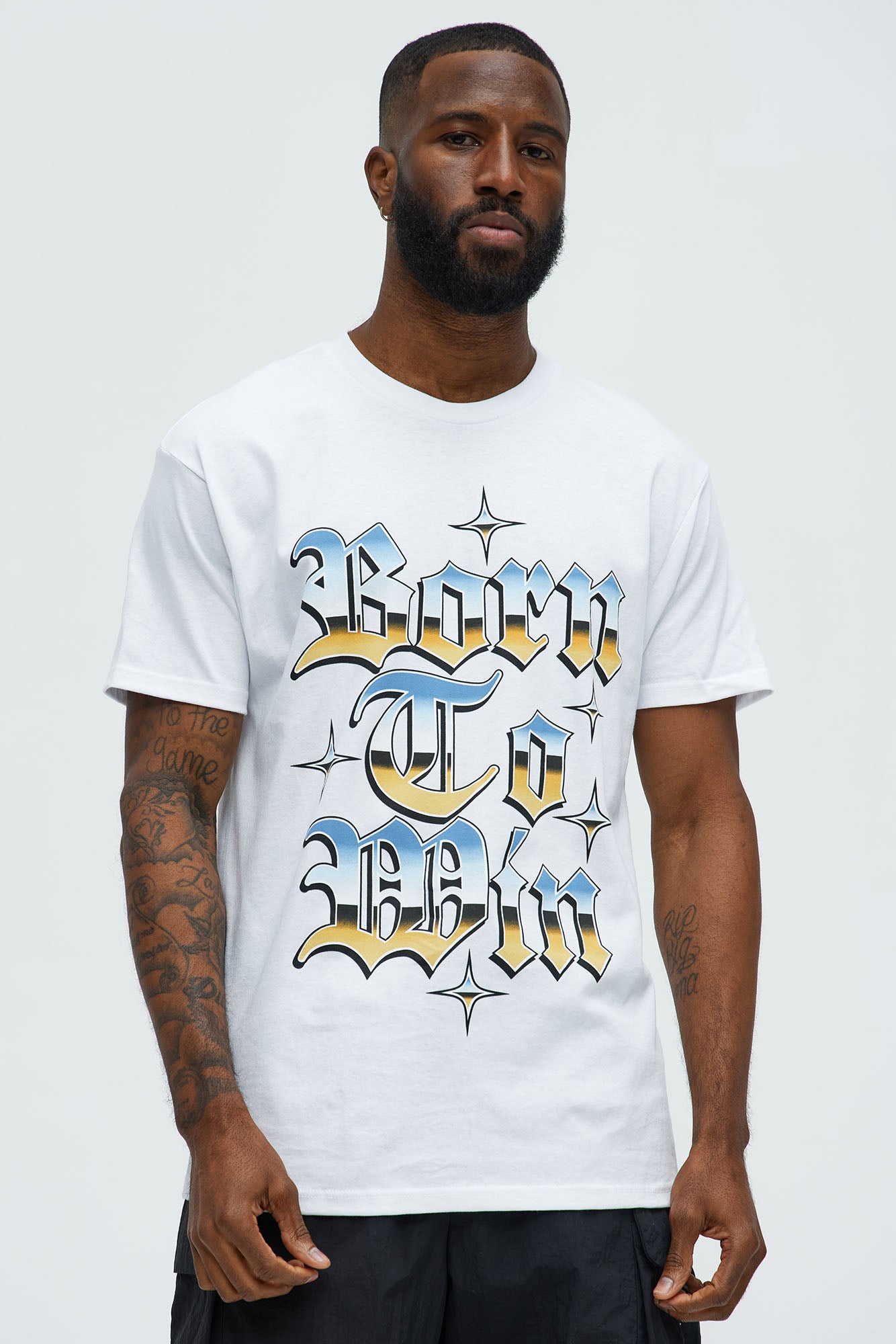 Born To Win Daily Short Sleeve Tee - White